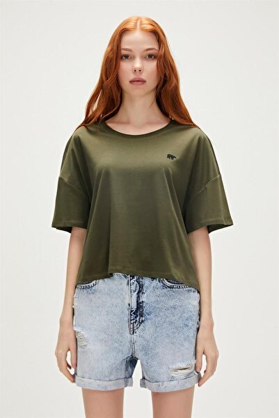 Bad Bear 23.03.07.007-C70 Lara Women's T-Shirt Khaki