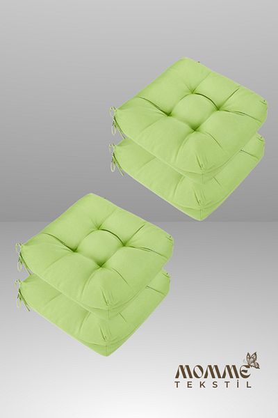 MoMMe Chair Cushion Pofidik 45X45 cm 4 Pcs Oil Green Color