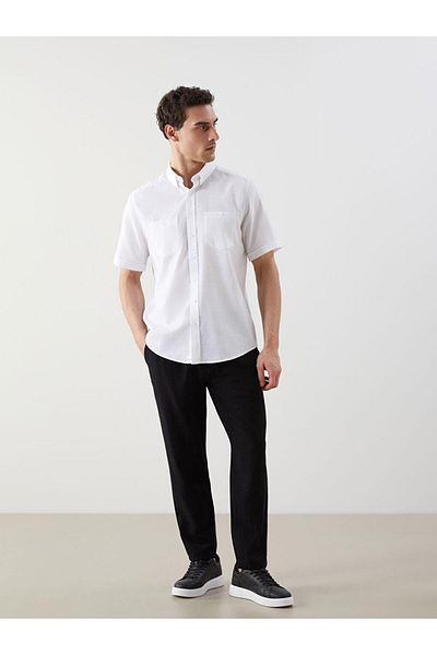 LC Waikiki Ανδρικό πουκάμισο με υφή Regular Fit (S5)