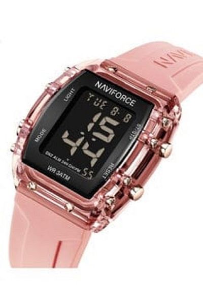 Naviforce NAVIFORCE Digital Multifunctional Sports Fashion Waterproof Watch for Women and Men, Silicone Strap