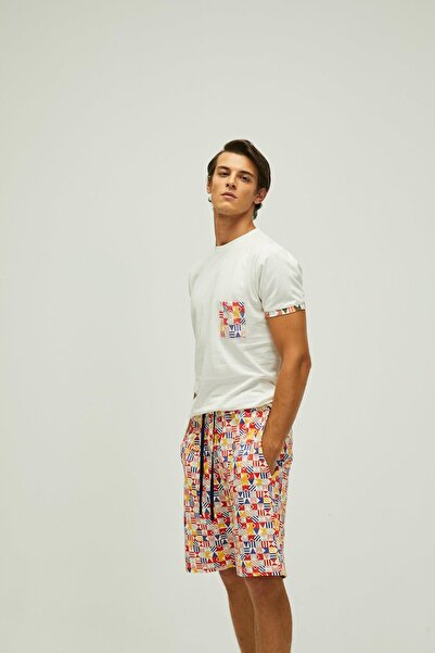 Bad Bear 22.01.07.020-C04 Flag Pocket Men's T-Shirt White