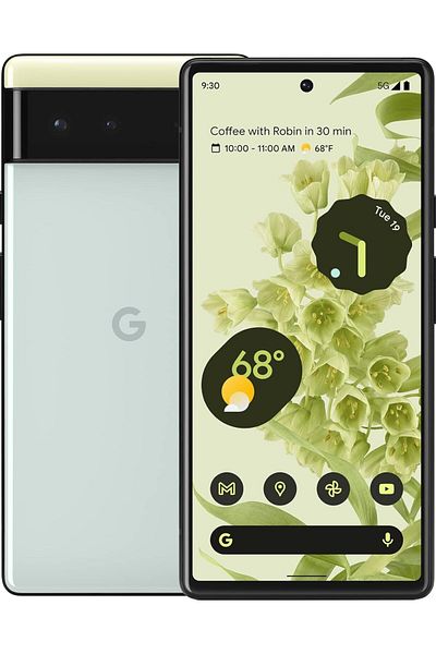 Pixel 6 أنواع من Seafoam 8GB RAM 128GB 5G - النسخة العالمية
