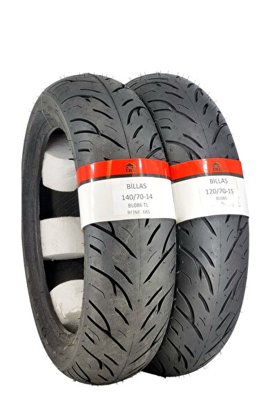 Billas X-MAX 250 LASTİK TAKIMI 140/70-14 VE 120/70-15 TL(DUBLEKS)