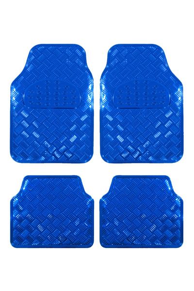 OEM Covorase Auto Universale, model Diamond, culoare Crom Albastru