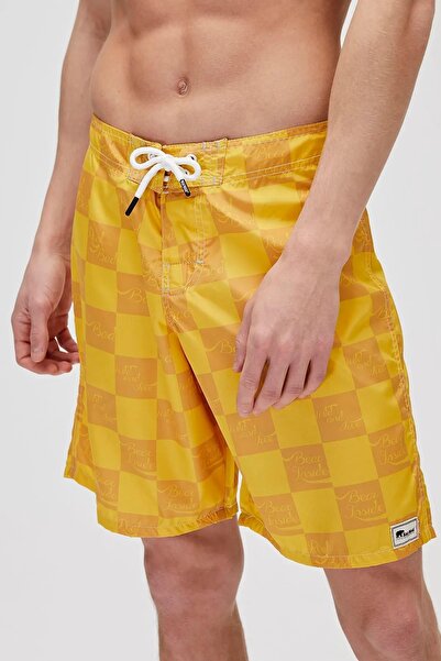 Bad Bear 21.01.09.001-C25 Backroll Men's Swim Shorts Yellow