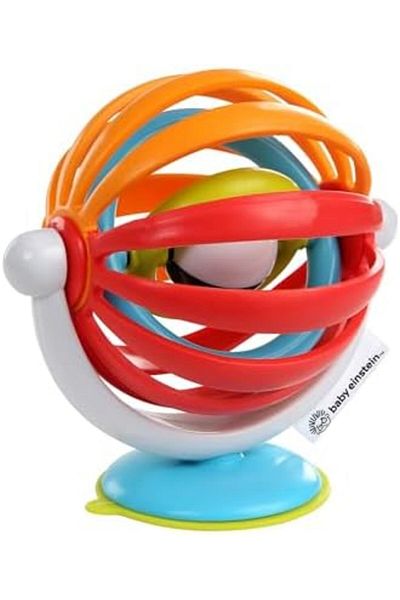 Baby Einstein baby+Baby Einstein, Sticky Spinner Booster & High Chair Activity Toy Spinning Wheel BPA-Free, Ages 3