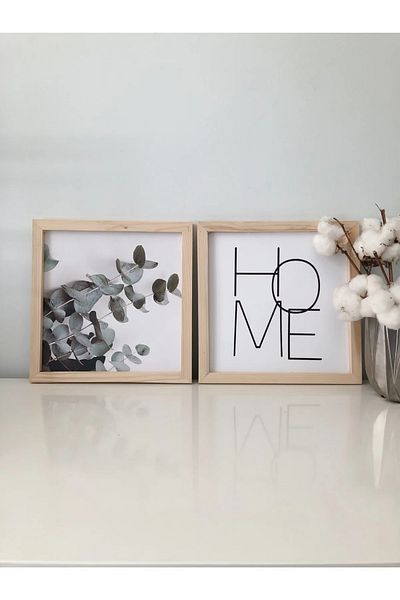 NT Handmade Natural Wood Edged Home Wall Decor Home Wall Decor Set of Paintings for Living Room Living Room Bedroom Kids Room