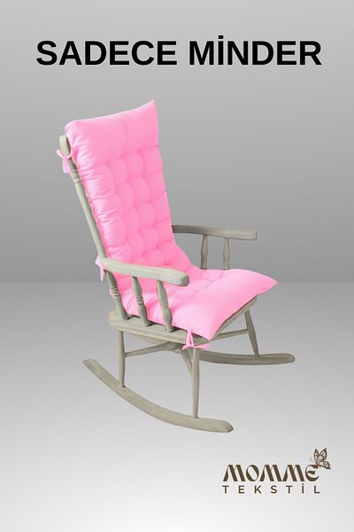 MoMMe Rocking Chair Cushion & Bench Cushion 50X120 cm Candy Pink Color
