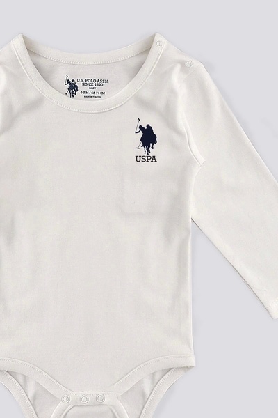 U.S. Polo Assn. U.S. Polo Assn Black Salopet Baby 2 Piece Set