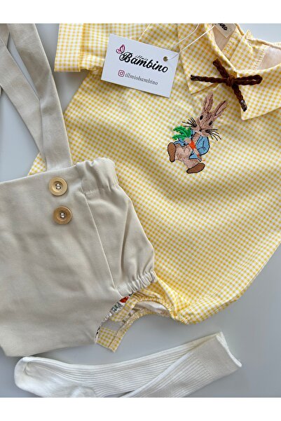 il mio bambino Rabbit romper suit