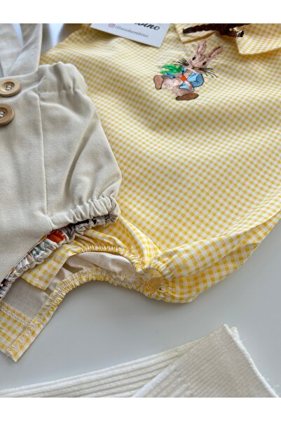 il mio bambino Rabbit romper suit