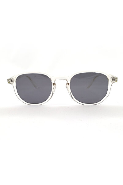Barcelona B-5025-c01 Unisex Güneş Gözlüğü Şeffaf Kemik Çerçeve Füme Cam