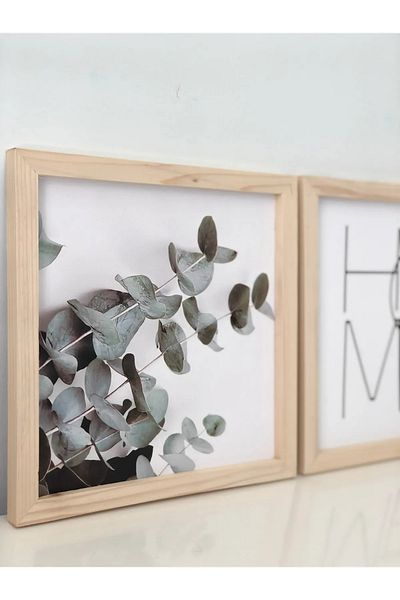 NT Handmade Natural Wood Edged Home Wall Decor Home Wall Decor Set of Paintings for Living Room Living Room Bedroom Kids Room