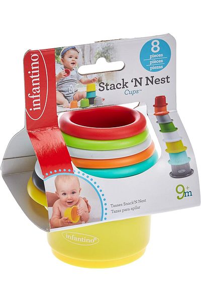 NEXIFY Stack'N Nest Cups |Baby Activity , Learning & Developing Toys|, M