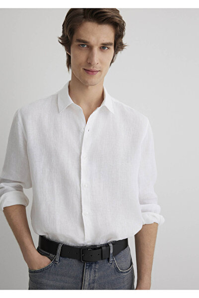 Mavi Îmbrăcăminte pentru bărbați Cămașă Cămașă cu mânecă lungă Alb M0210492-620 Alb Alb