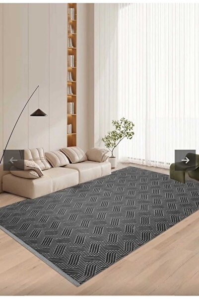 KARAR HALI MODERN RENKLİ AKRİLİK BAMBU SATEN HALI