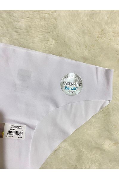 Berrak Laser Cut Bikini Panties Seamless