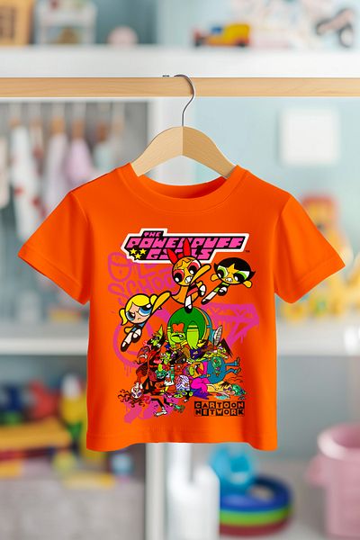 BookOrBook Powerpuff Girls 100% Cotton Premium Quality Children's T-Shirt (3-12 Years)