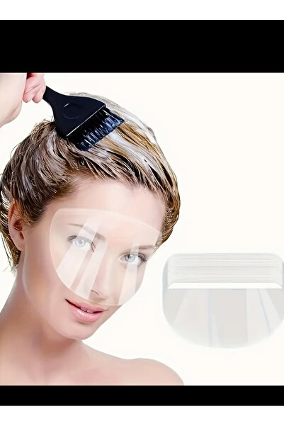 Marmara Kuaforler Icin Vagceilmezsac Kesim Esnasinda Yuz Koruyucu 10 Adet Sudan Kıldan Seffaff Unisex