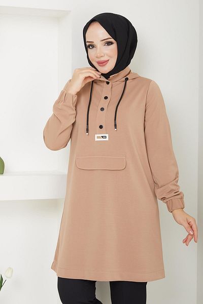 Doque Seasonal Women's Tunic Hooded 61013Y