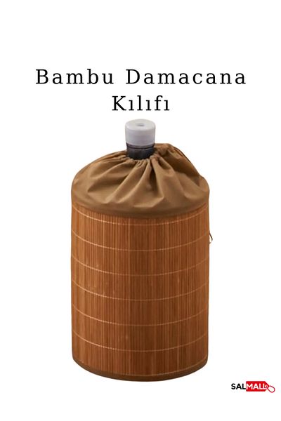 SalMall Bamboo Carboy Case |   Natural and Stylish Water Bottle Cover |   19 Lt Compatible