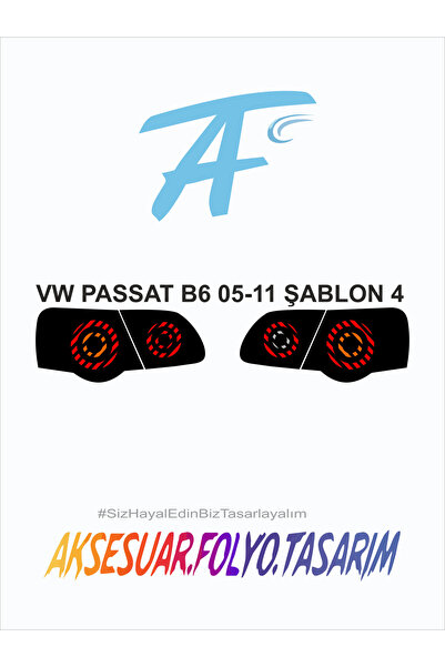 aksesuar folyo tasarım فولكس واجن باسات B6 إيقاف احباط