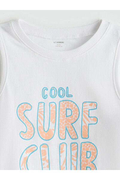 LC Waikiki Printed Boys' Tank Top and Swimming Shorts 2 Pack (S5)