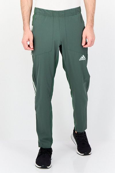 adidas Men Sportswear Fit Brand Logo Training Track Pants, Green
