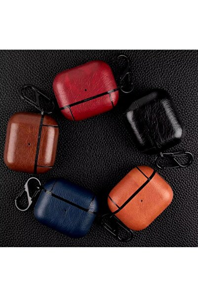 REDz Accessories Θήκη Elite, Συμβατή με Airpods 3, Εμφάνιση Select, Αντικραδασμική προστασία, Εμφάνιση δέρματος, Καφέ