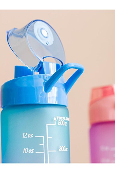 LC Waikiki Mixed Text Printed Water Bottle 500 ml (S4)