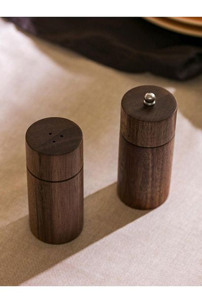 LC Waikiki Wooden Salt and Pepper Shakers Set (S5)