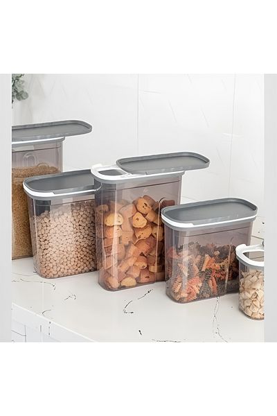 Birdoludukkan 2-Piece Sliding Lid Vacuum Scale 3 Liter Storage Container