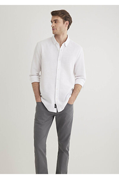 Mavi Cămașă albă pentru bărbați 020579 -25705