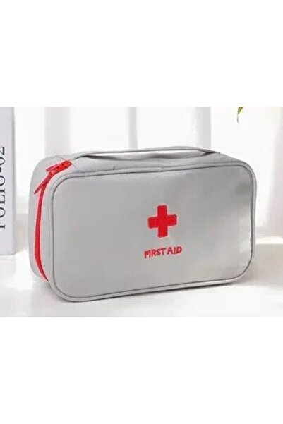 Choice1 حقيبة إسعافات أولية رمادية اللون، حقيبة نجاة في حالات الطوارئ، حقيبة ...
