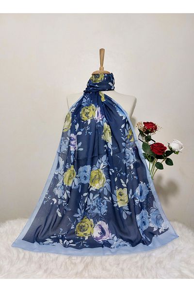 REMOMODA Patterned Soft Cotton Shawl