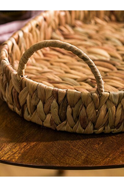 LC Waikiki Wicker Tray 32 cm (S5)