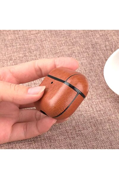 REDz Accessories Θήκη Elite, Συμβατή με Airpods 3, Εμφάνιση Select, Αντικραδασμική προστασία, Εμφάνιση δέρματος, Καφέ