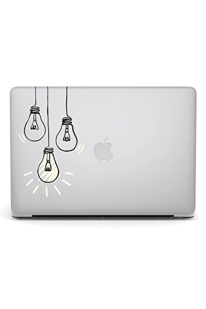 REDz Accessories Light Bulb Case, Artistic Design, Compatible with MacBook Air 13.6", Transparent