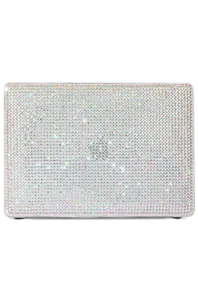 REDz Accessories Carcasă Diamond, cu strasuri, compatibilă cu MacBook Touchbar Air 13", design strălucitor, transparentă