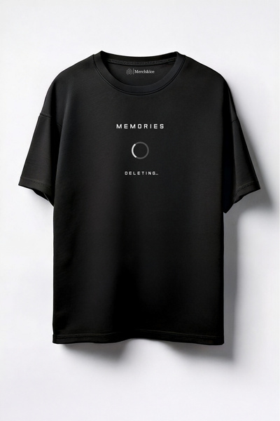 Merch&ice Brisanje sećanja Štampano Unisex Oversize kroj T-shirt