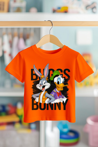 BookOrBook Bugs Bunny i Dafy Art 100% pamučna premium kvalitetna dečija majic...