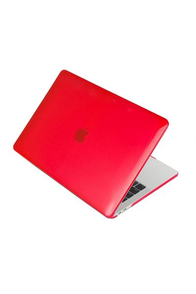 REDz Accessories Husă de protecție, compatibilă cu Macbook Air 13" Touchbar, ultra-subțire, roșu cristalin