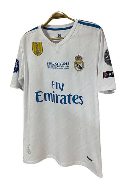 DAYIBALI DÜKKAN Dayibali Cristiano Ronaldo 2017-2018 Champions League Kiev Finale Short Sleeve Jersey