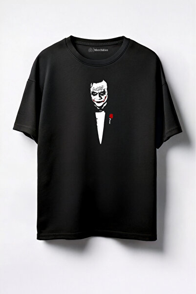 Merch&ice Tricou oversize unisex cu imprimeu Joker secret