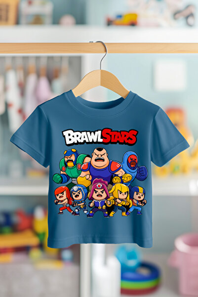 BookOrBook Tricou pentru copii BrawlStars Heroes Fight 100% bumbac de calitat...