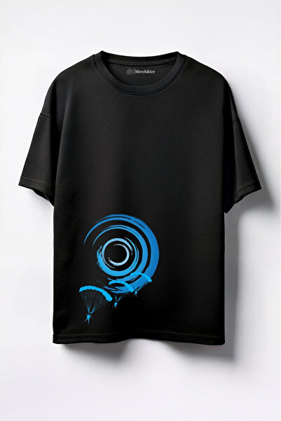 Merch&ice Padobrani za područje oko očiju Štampano Unisex Oversize kroj T-shirt