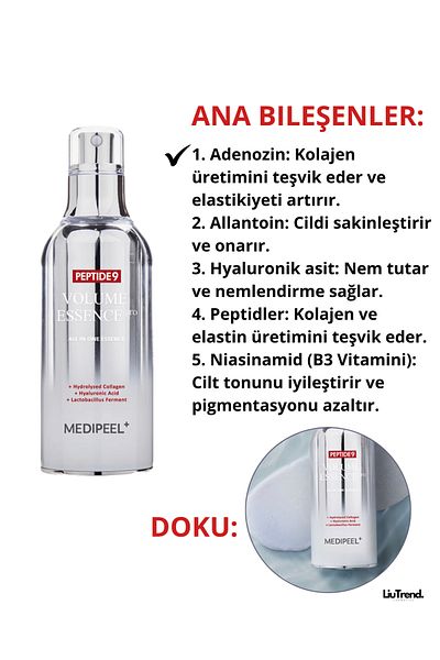 Medipeel ببتيد متوسط الحجم - 9 حجم الكل في واحد. برو 100 مل