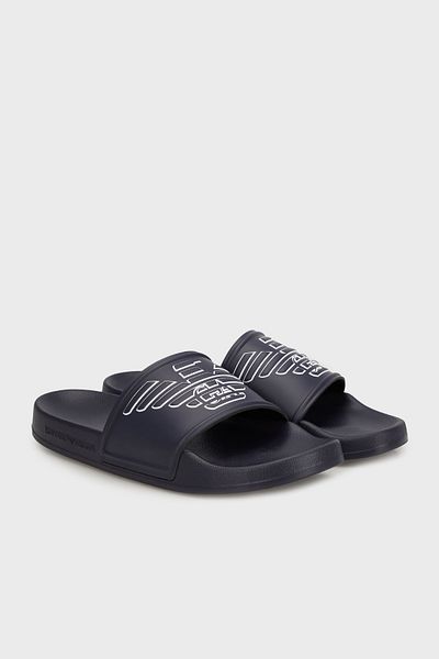 Emporio Armani Παντόφλες με μονό λουράκι με λογότυπο Unisex SLIPPERS XVPS11 XR273 K578