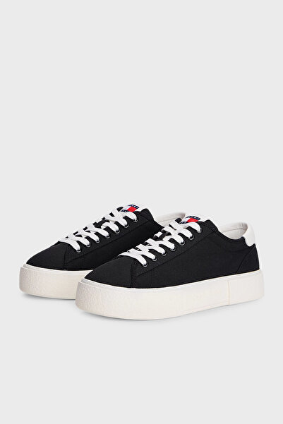 Tommy Jeans Plartform Canvas Sneaker Ayakkabı AYAKKABI EN0EN02792 BDS