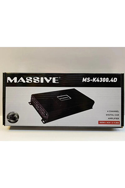 Massive Ms-300.4 Rms Dijital Pro Amfi Kalitenin Adresiii 2 Yıl Garantiii Hedi...